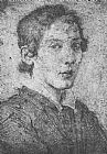 Gian Lorenzo Bernini Famous Paintings - Portrait of a Young Man (Self-Portrait)